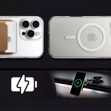 Skleněné pouzdro pro iPhone 16 Pro Spigen Liquid Crystal Mag Magsafe ochranné pouzdro pro telefon Clear