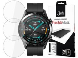 Sklo 3mk x3 Flexible Glass 7H pro Huawei Watch GT 2 46mm