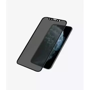 Sklo PanzerGlass E2E Super pro iPhone X/XS/11 Pro Case Friendly Privacy černá/černá