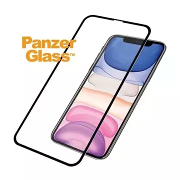 Sklo PanzerGlass E2E Super pro iPhone XR/11 Case Friendly černo/černé