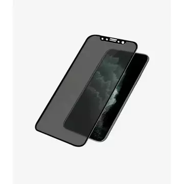 Sklo PanzerGlass E2E Super pro iPhone Xs Max /11 Pro Max Case Friendly Privacy černá/černá