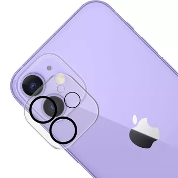 Sklo fotoaparátu pro Apple iPhone 11/12 mini - 3mk Lens Pro Full Cover