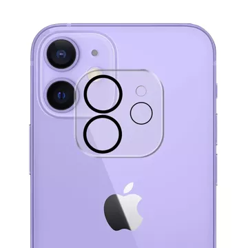 Sklo fotoaparátu pro Apple iPhone 11/12 mini - 3mk Lens Pro Full Cover