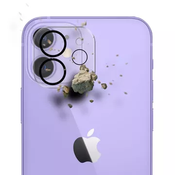 Sklo fotoaparátu pro Apple iPhone 11/12 mini - 3mk Lens Pro Full Cover