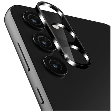 Sklo pro Samsung Galaxy S24, čočka 3D fotoaparátu, tvrzená, plná ochrana celé čočky, černé sklo