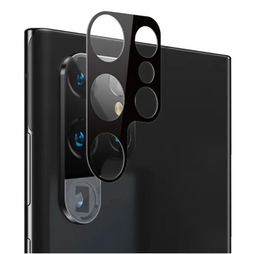 Sklo pro čočku fotoaparátu Samsung Galaxy S24 Ultra 3D tvrzená plná ochrana celé čočky černé sklo