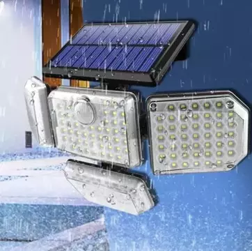 Solární lampa 171 super silných LED s externím panelem Izoxis