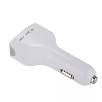 Somostel SMS-A66 Quick Charge QC 3.0 3A 4X USB nabíječka do auta bílá