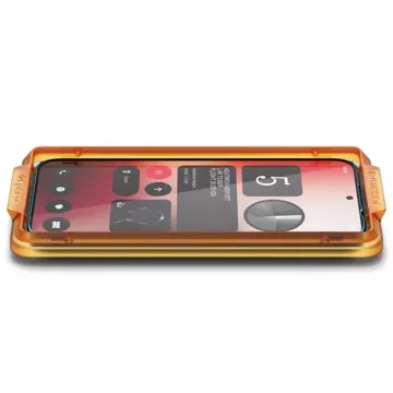 Spigen Alm Glas.tR 2-balení tvrzeného skla pro Nothing Phone 2A Clear