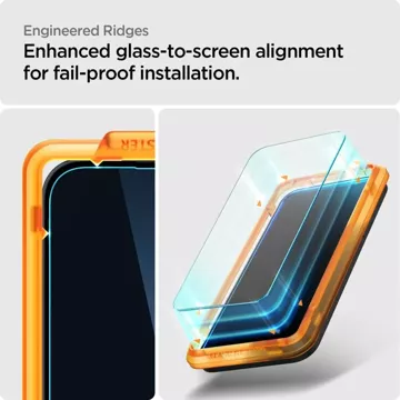 Spigen Alm Glas.tR 2-balení tvrzeného skla pro Nothing Phone 2A Clear