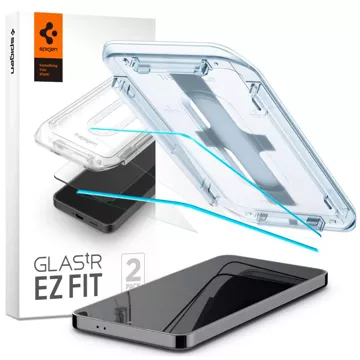 Spigen Glas.tR Tempered Glass „EZ Fit“ 2-Pack pro Samsung Galaxy S24 Clear