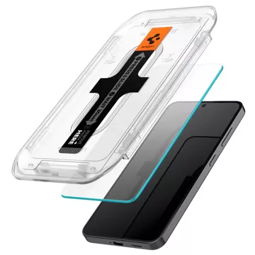 Spigen Glas.tR Tempered Glass „EZ Fit“ 2-Pack pro Samsung Galaxy S24 Clear