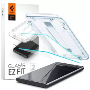 Spigen Glas.tR Tempered Glass „EZ Fit“ 2-Pack pro Samsung Galaxy S24 Ultra Clear