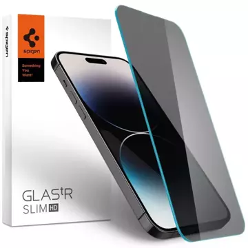 Spigen Glas.tr Tenké tvrzené sklo pro Apple iPhone 14 Pro Max Privacy