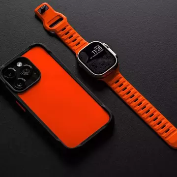 Sportovní pásek IconBand Line pro Apple Watch 4 / 5 / 6 / 7 / 8 / SE / ULTRA (42 / 44 / 45 / 49 mm) Oranžový