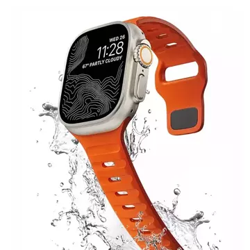 Sportovní pásek IconBand Line pro Apple Watch 4 / 5 / 6 / 7 / 8 / SE / ULTRA (42 / 44 / 45 / 49 mm) Oranžový