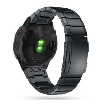 Steelband ocelový náramek pro Garmin Fenix ​​​​5/6/6 PRO / 7 Black