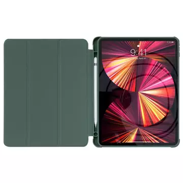 Stojan Pouzdro na tablet Smart Cover pouzdro pro iPad 10,2'' 2021 s funkcí stojánku zelené