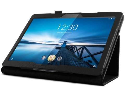 Stojanové pouzdro pro Lenovo Tab M10 10.1 TB-X605 Black Glass