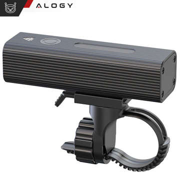 Světlo na kolo Přední LED světlo na kolo Osvětlení na kolo Vodotěsné IPX5 Alogy P12 Bike Light Black