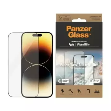 Szkło PanzerGlass Ultra-Wide Fit pro iPhone 14 Pro 6,1" Ochrana obrazovky Antireflexní antibakteriální Snadné zarovnání Včetně 2788