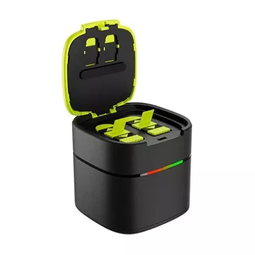 TELESIN Box dvoukanálová nabíječka 2 baterií pro GoPro Hero 11 / 10 / 9 (rychlonabíjení)