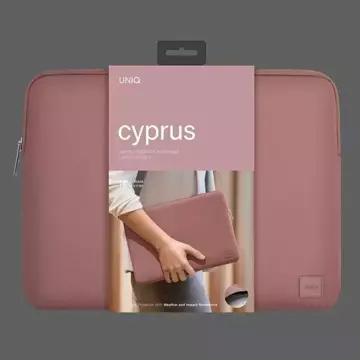 Taška na notebook UNIQ Cyprus Sleeve 14" růžová/fialová růžová Voděodolný neopren