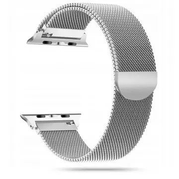 Tech-protect milaneseband apple watch 4/5/6/7/8/se (38/40/41 mm) stříbrné