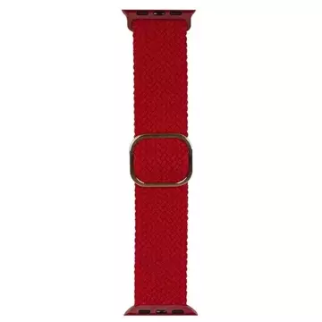 Textilní řemínek na chytré hodinky Beline pro Apple Watch 38/40/41 mm červený/červený
