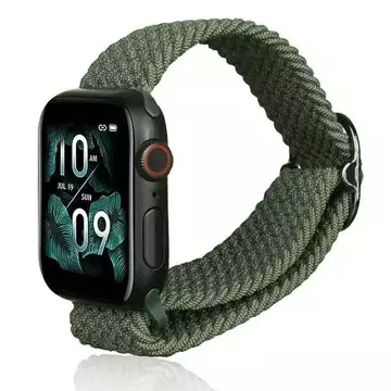 Textilní řemínek na chytré hodinky Beline pro Apple Watch 42/44/45/49 mm zelená/zelená