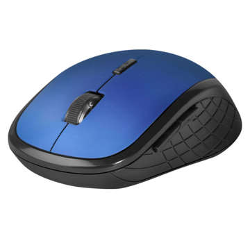 Tichá bezdrátová myš k notebooku PC počítačová myš Defender Aero MM-755 RF Blue