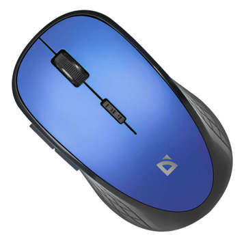 Tichá bezdrátová myš k notebooku PC počítačová myš Defender Aero MM-755 RF Blue
