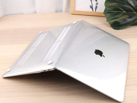 Tvrdé pouzdro Alogy pro Apple MacBook Air 13 M1 2021 Transparentní chránič obrazovky Překryvná brašna na klávesnici