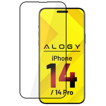Tvrzené sklo 9H Alogy Full Glue pro pouzdro pro Apple iPhone 14/14 Pro