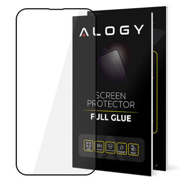 Tvrzené sklo 9H Alogy Full Glue pro pouzdro pro Apple iPhone 14 Plus / 14 Pro Max