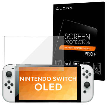 Tvrzené sklo 9H Alogy ochranná obrazovka pro Nintendo Switch OLED