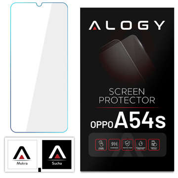 Tvrzené sklo 9H Alogy ochranné sklo na displej pro Oppo A54s