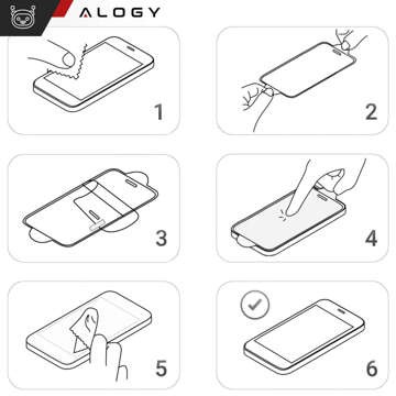 Tvrzené sklo 9H pro Lenovo Legion Go pro obrazovku konzole Alogy Screen Protector PRO