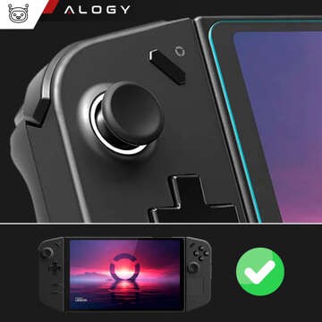 Tvrzené sklo 9H pro Lenovo Legion Go pro obrazovku konzole Alogy Screen Protector PRO