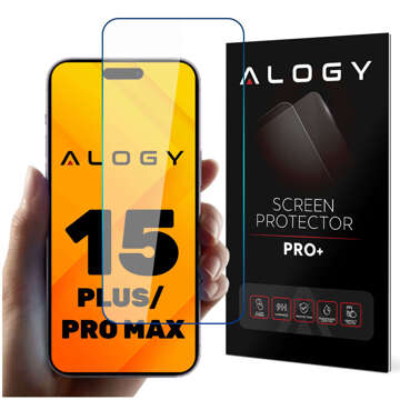 Tvrzené sklo 9H pro iPhone 15 Plus / 15 Ultra / 15 Pro Max pro Alogy Screen Protector PRO