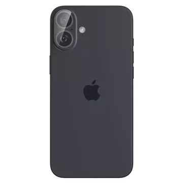 Tvrzené sklo Chránič fotoaparátu Spigen Optik.Tr "EZ FIT" Chránič fotoaparátu 2-PACK pro Apple iPhone iPhone 16/16 Plus Crystal Clear