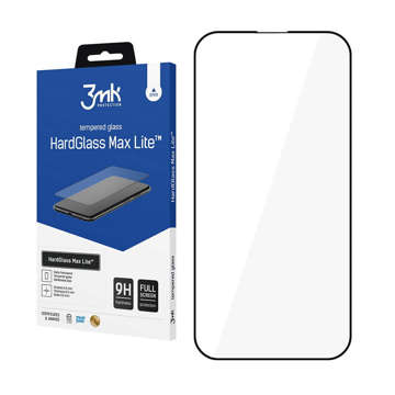 Tvrzené sklo HardGlass Max Lite 3mk pro Apple iPhone 14 Pro Black