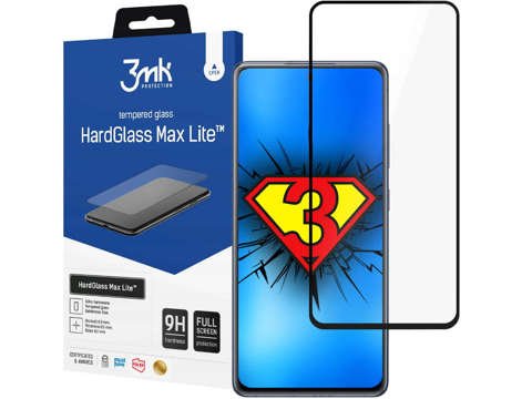 Tvrzené sklo HardGlass Max Lite 3mk pro Galaxy S20 FE 5G / S20 Lite Black