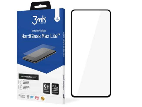 Tvrzené sklo HardGlass Max Lite 3mk pro Galaxy S20 FE 5G / S20 Lite Black