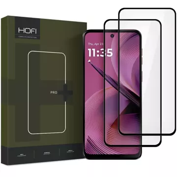 Tvrzené sklo Hofi Glass Pro 2-Pack pro Motorola Moto G55 5G Black