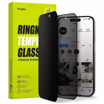 Tvrzené sklo Ringke TG pro iPhone 15 Pro Max Privacy