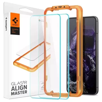 Tvrzené sklo Spigen ALM Glas.TR 2-Pack pro Google Pixel 8 Clear