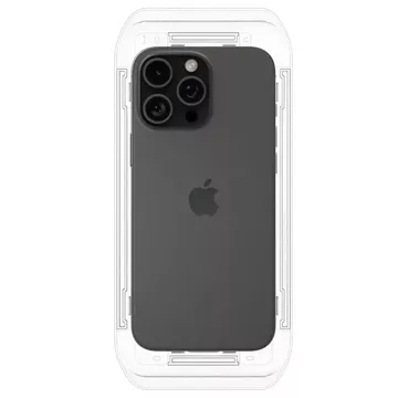 Tvrzené sklo Spigen Glas.Tr "Ez Fit" 2-Pack pro iPhone 16 Pro Clear