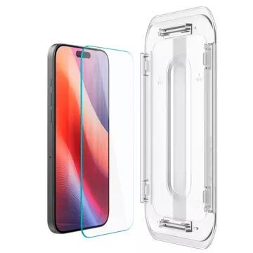 Tvrzené sklo Spigen Glas.Tr "Ez Fit" 2-Pack pro iPhone 16 Pro Clear