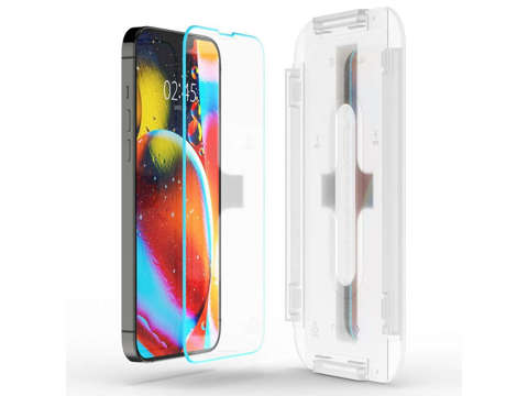 Tvrzené sklo Spigen Glas.tR EZ Fit pro Apple iPhone 13/13 Pro